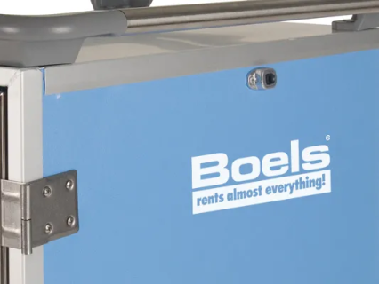 Insulated container with company logo