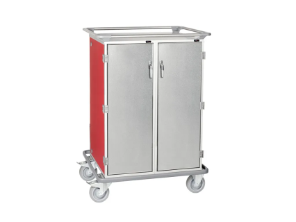 Kombinierter Isoliercontainer - neutral (warm/kalt) + Wärmeeinheit (230V) - 2 x 12 Paar Führungsschienen - Gastronorm Innenmaß (1/1)