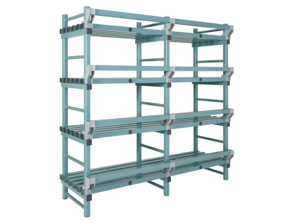 Increased floor clearance for nautical rack