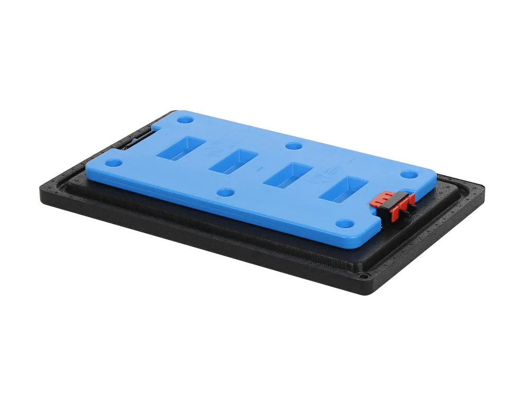 Clamping lid with integrated cooling element - for Insulation box-in-box (600 x 400 mm).