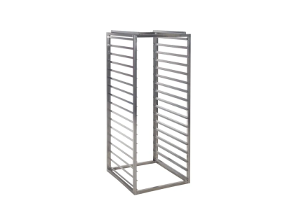 Stainless steel internal rack with 17 spaces for Insulated container 720 litre - Gastronorm