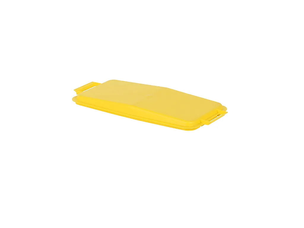 Couvercle à poser - pour conteneurs de pré-tri / bacs emboîtables de 60 litres - jaune