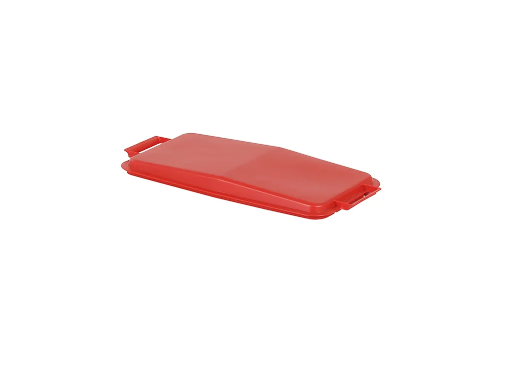 Lay-on lid - for 60 L sorting box - red