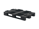 Europallet D1 ECO - 1200 x 800 mm - met buitenrand 22 mm - zwart