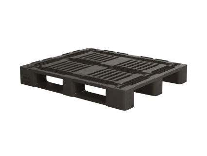 Industriepallet - CR3 ECO - 1200 x 1000 mm - met 3 palletsledes - met randen 5 mm