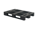 Europallet D1 ECO - 1200 x 800 mm - zonder randen - zwart