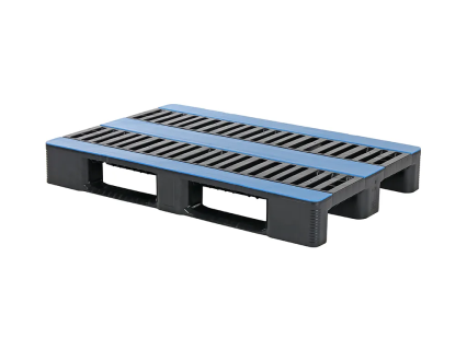 Europallet CR1 ECO - 1200 x 800 mm - zonder randen - met antislip stroken - versterkt