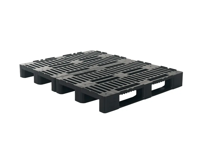 Plastic pallet - H1-DUO ECO - 1600 x 1200 mm (with rims - 5 runners)