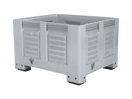 Perforated pallet boxes