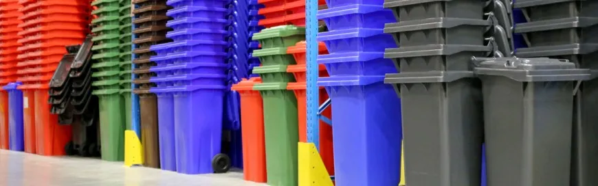 Kleur afvalcontainers