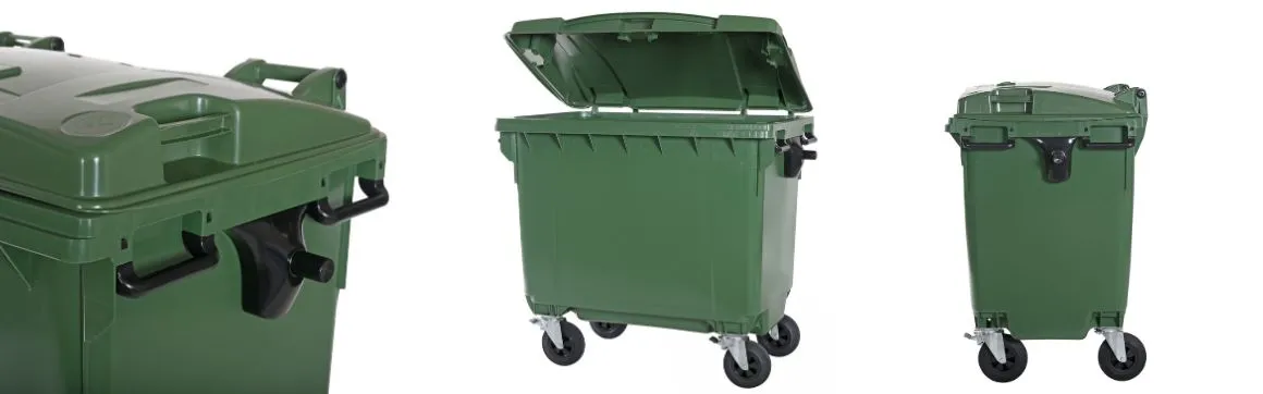 4-wheel waste containers