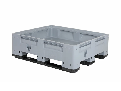 Opvangpallet - kunststof lekbak - 1200x1000mm - 220 liter - 3 sledes