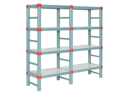 Kunststoff Gastro-Regal 1683x410xH1770mm grün/rot
