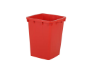 Rechteck-Behälter 90 liter 490x490mm rot