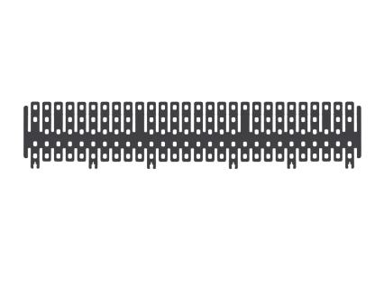 Variogrid dividers long H69 mm - Comp 25 (ESD)