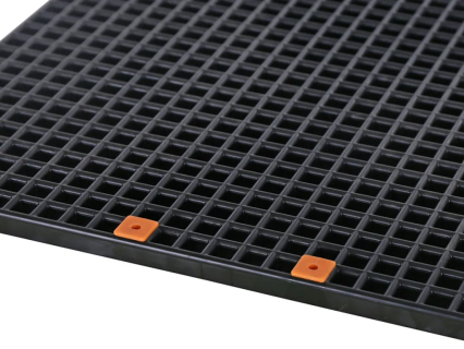 Variogrid Einpressockel  ohne Gewinde, orange