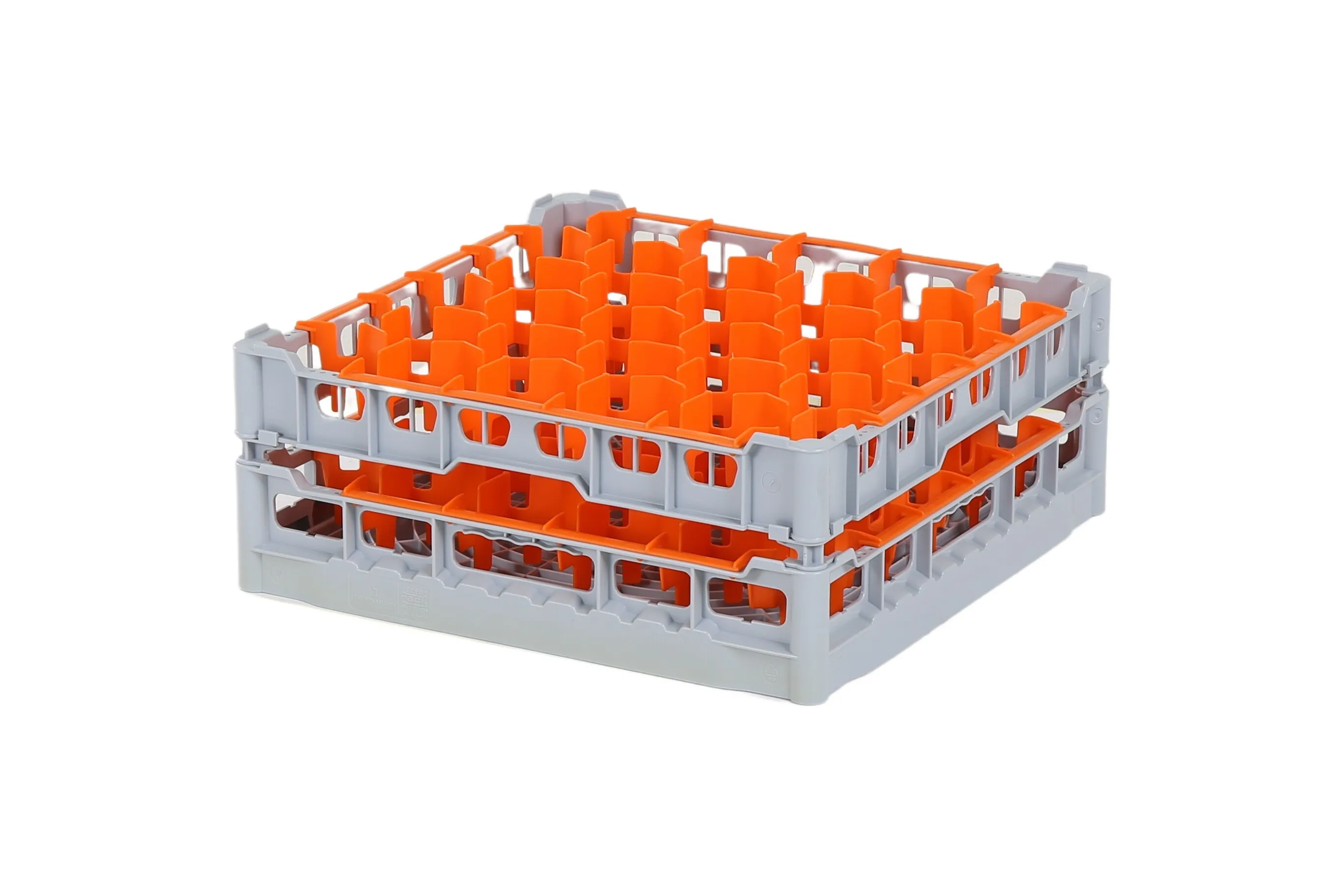 Glass basket 500x500mm - maximum glass height 150 mm - with orange 30 ...