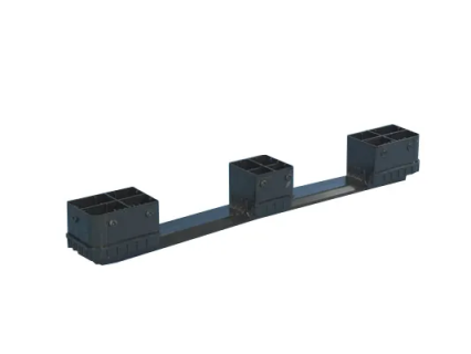 Au&szlig;enkufe f&uuml;r BIG BOX Palettenbox 1200 &times; 1000 mm - schwarz