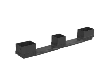 Mittelkufe f&uuml;r BIG BOX Palettenbox 1200 &times; 1000 mm und 1200 &times; 800 mm - schwarz