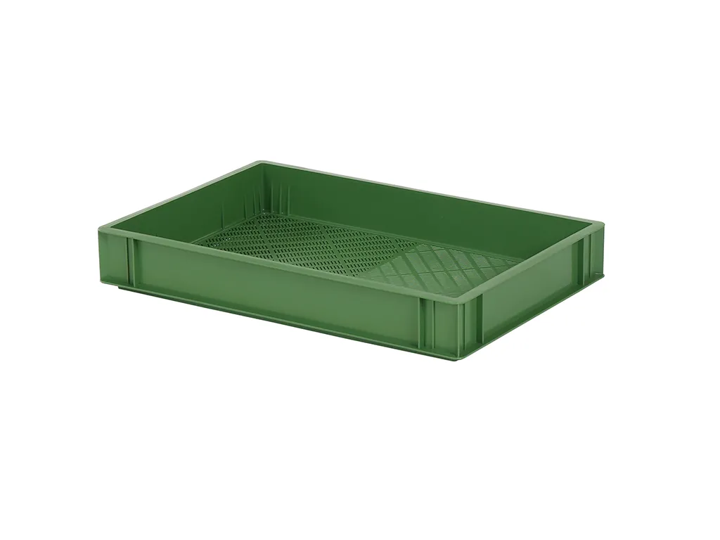 Caisse empilable - 600x400xH80mm - vert