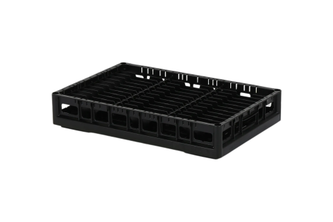 Clixrack casier &agrave; assiettes de 600 x 400 mm - Hauteur maximale de l'assiette 28 mm - avec une division en 3 x 12 compartiments - &Oslash; maximal de l'assiette 72 mm