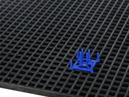 Variogrid Steckpin 38x38xH27 mm mit 8 Stiften blau