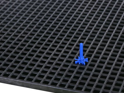 Variogrid Steckpin 3-Flügel 7,5xH30mm/Ø5,1x25mm blau