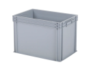 Stapelbeh&auml;lter Euronorm - 600 x 400 x H 420 mm - Grau (verst&auml;rkter Boden)