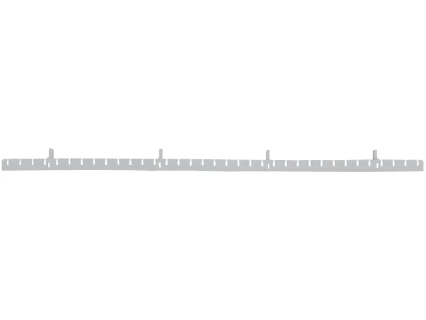 Long side strip 600mm - PP light grey