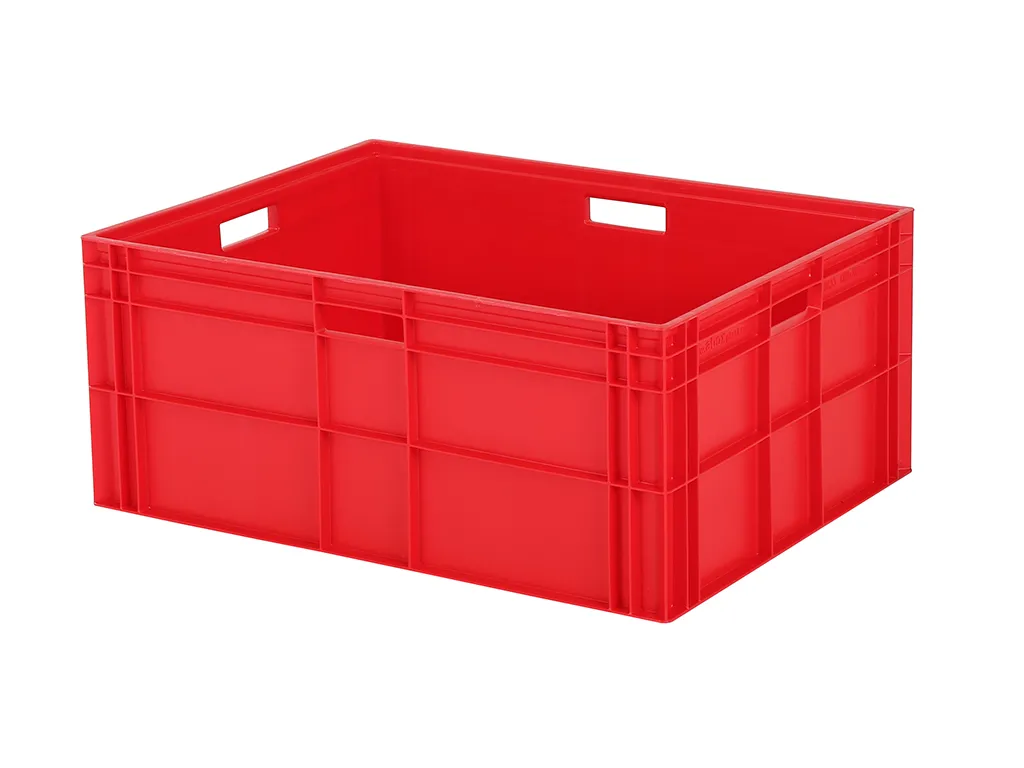 Stapelbehälter Euronorm - 800 x 600 x H 340 mm (verstärkter Boden) - Rot