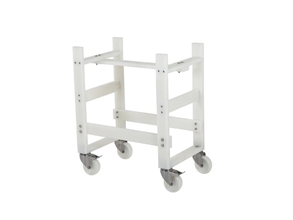 Support de table en plastique &agrave; roulettes