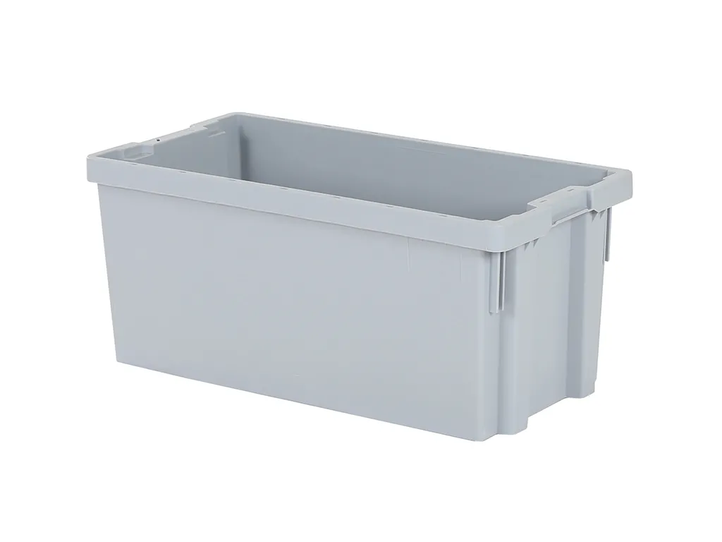 Bac gerbable emboîtable Euronorm - pour Chafing-dish - 800 x 400 x H 350 mm - gris