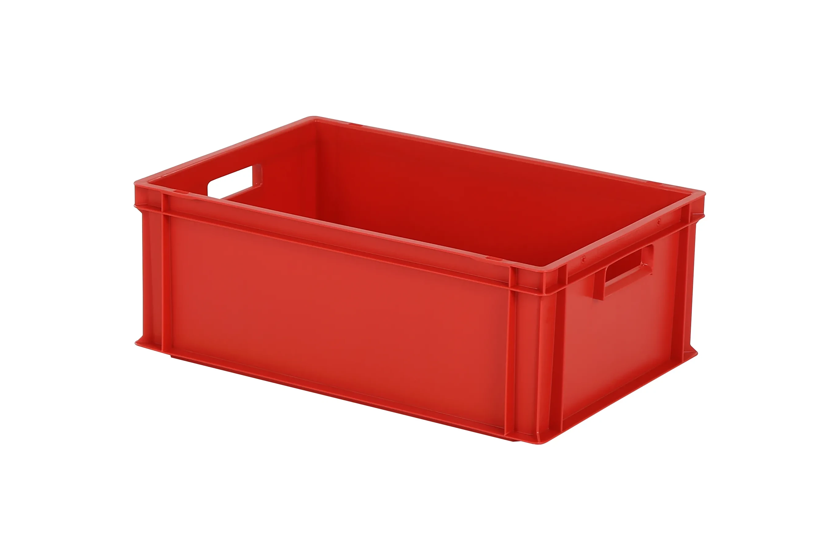 Stacking bin - 600 x 400 x H 220 mm - red (reinforced base)