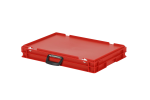 Kunststoffkoffer - 600 x 400 x H 90 mm - Rot