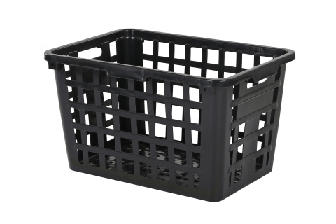 Nestbarer Behälter 795x545xH457mm ohne Bügel schwarz