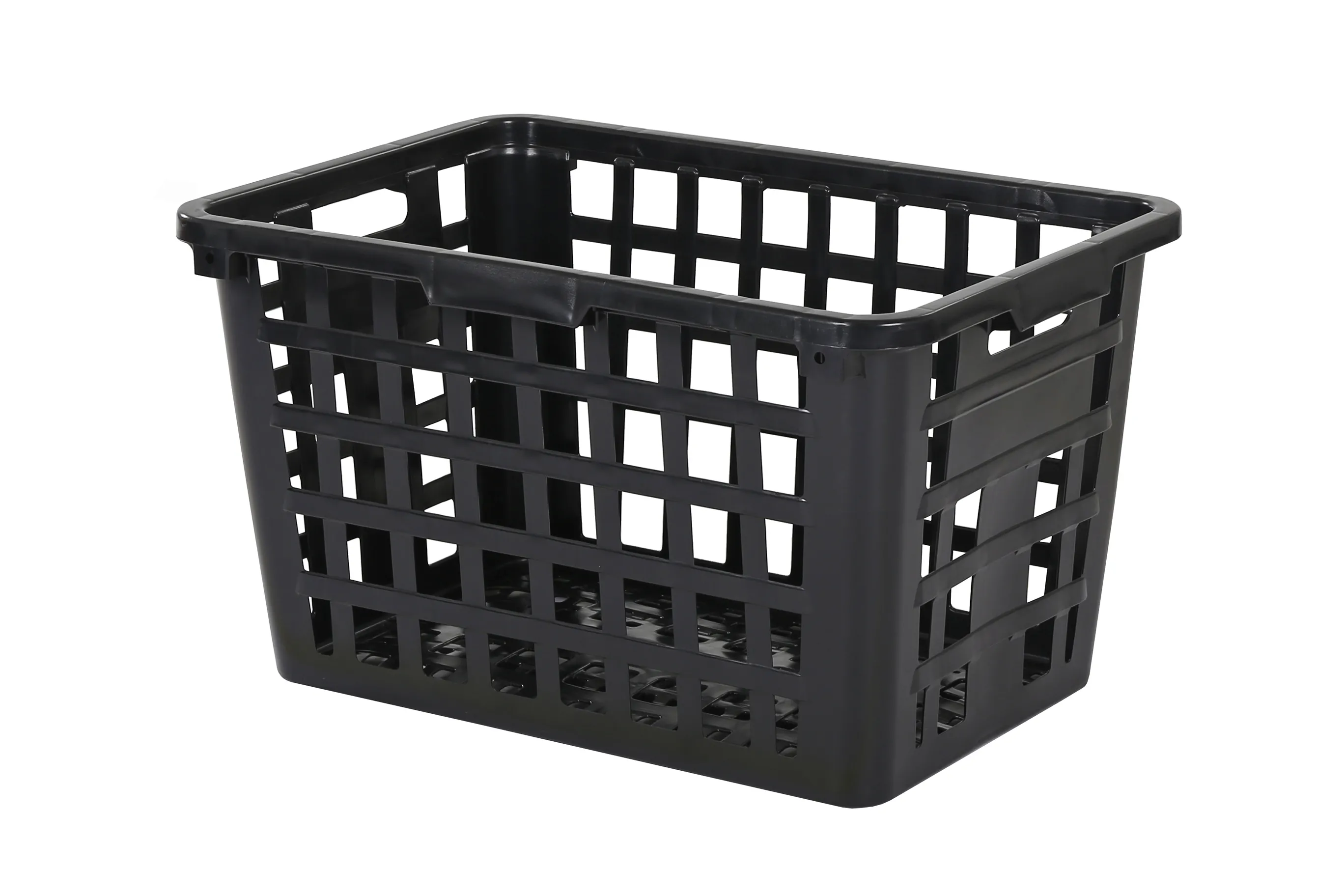 Nestable crate - Washing / textile basket without handles - 795 x 545 x H 457 mm
