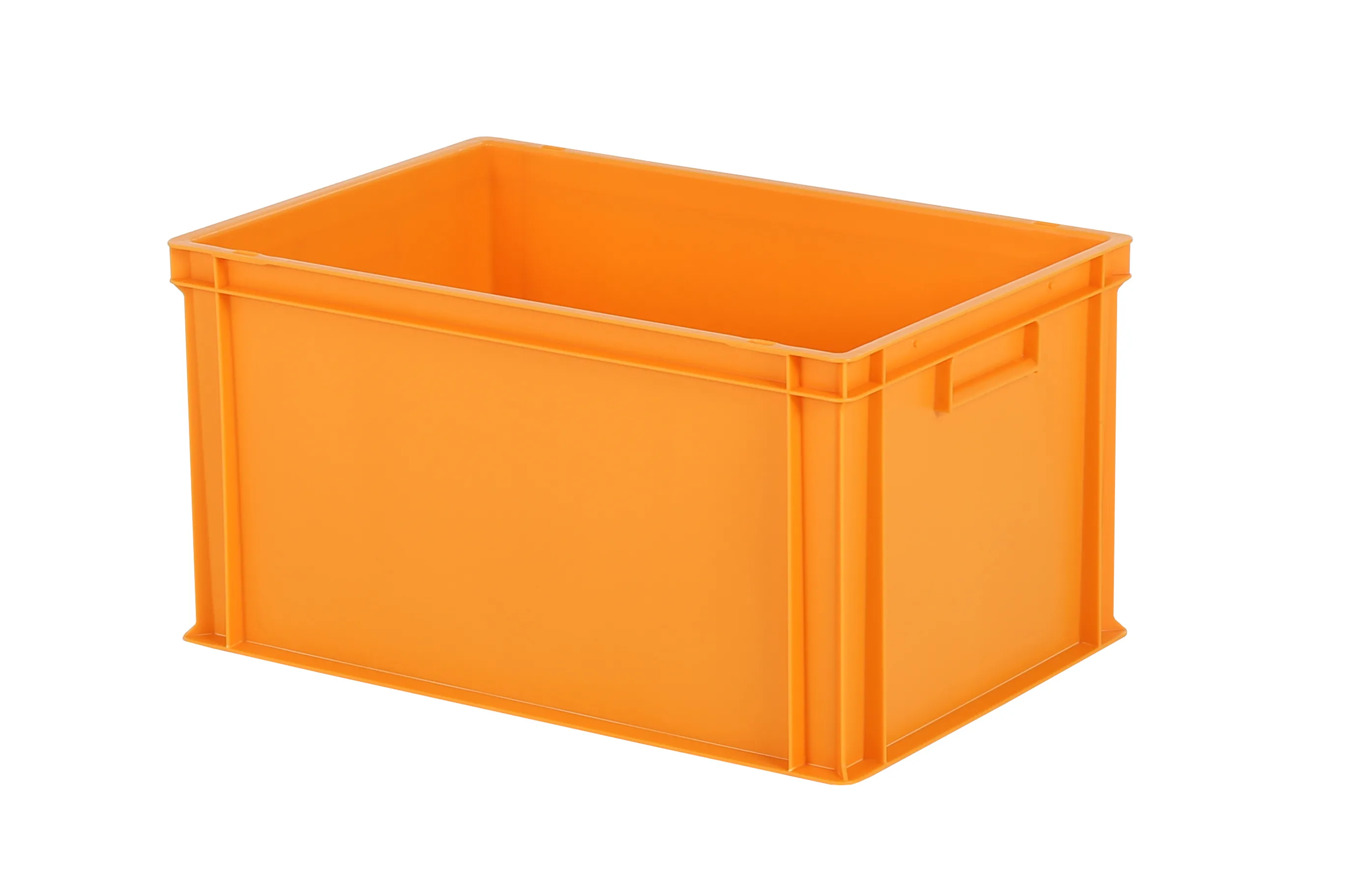 Stacking bin - 600 x 400 x H 320 mm - orange (reinforced base)
