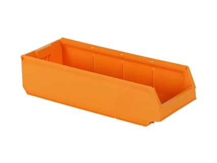 Sichtlagerkasten Typ Modulkasten 9070 - 600 x 230 x H 150 mm - Systembeh&auml;lter - orange (VE = 10)