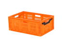Klapkrat 600x400xH234mm geperf. oranje ral2008