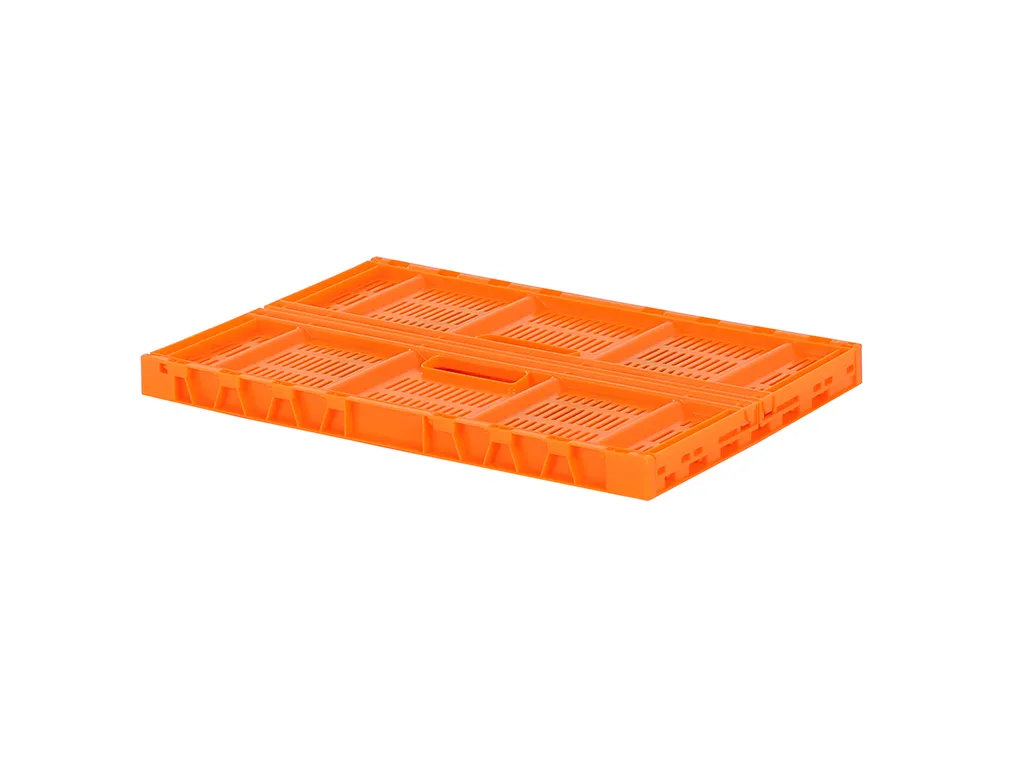FRESH BOX folding crate - 600 x 400 x H 233 mm - orange