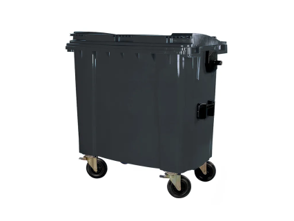 4-Rad M&uuml;llgro&szlig;beh&auml;lter 770 Liter - Grau