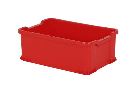 UNIBOX stacking bin - 600 x 400 x H 225 mm - red