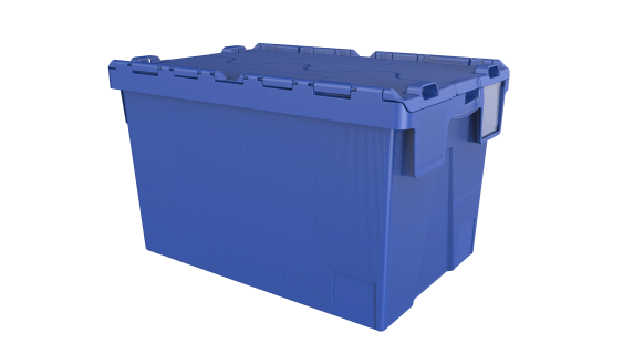 Distribution bin - 600 x 400 x H 367 mm - blue