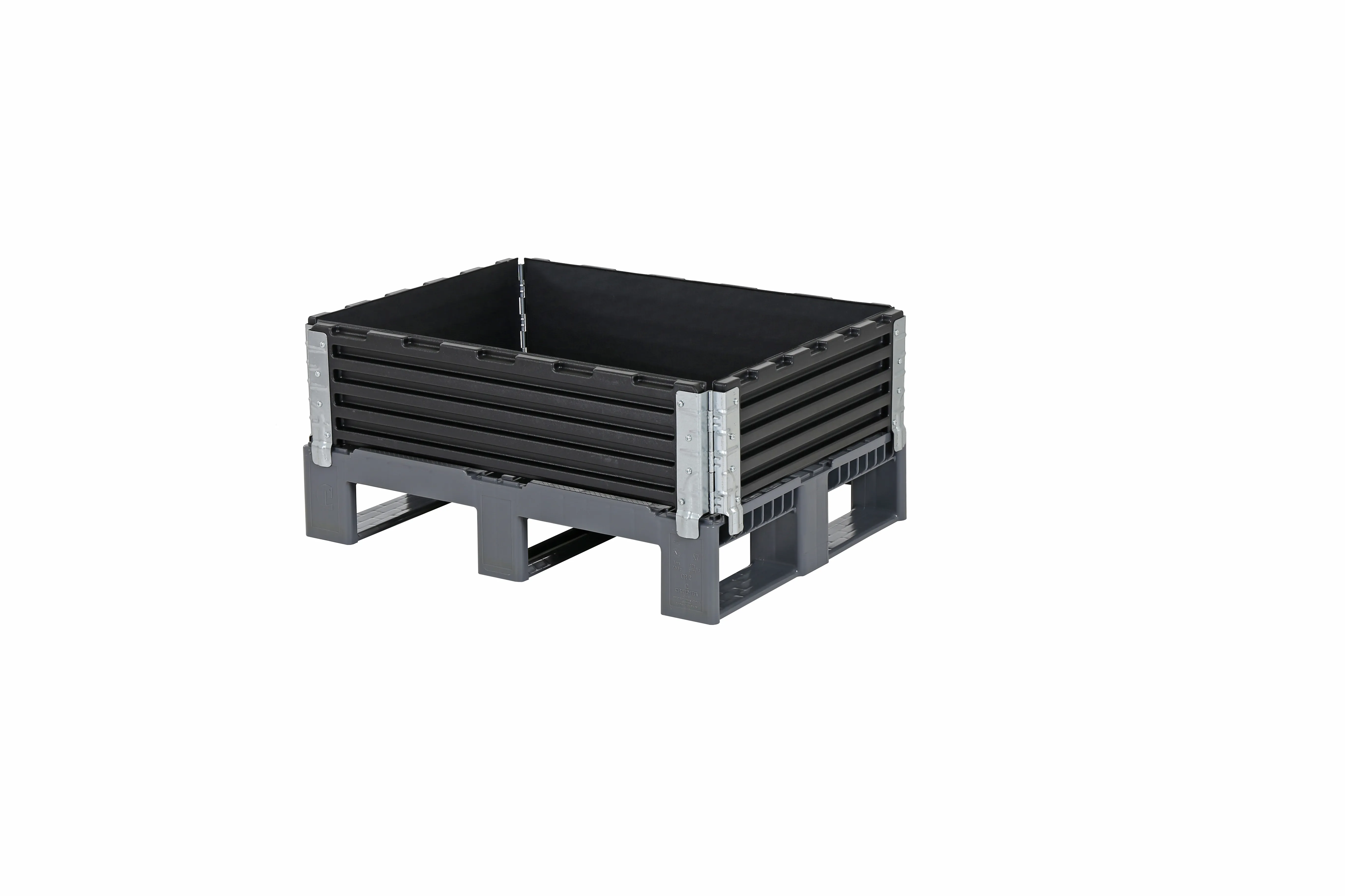 Faltbarer Aufsatzrahmen aus Kunststoff - 800 x 600 mm - 4 Scharniere