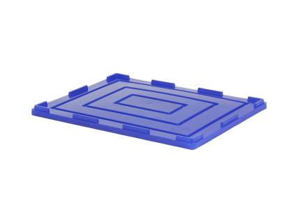 Aufliegedeckel - 800 x 600 mm - Blau
