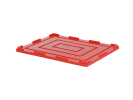 Lay-on lid - 800 x 600 mm - red