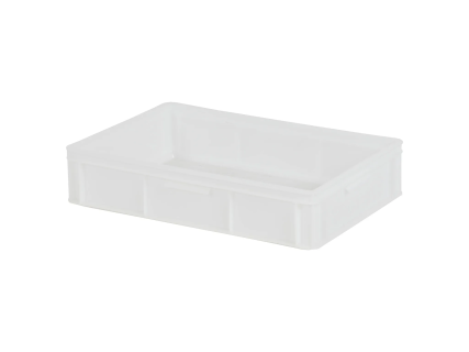 Bac gerbable Euronorm - 600 x 400 x H 125 mm (fond renforcé)