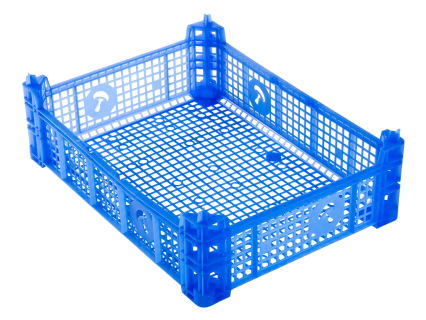 Champignonkrat 400x300x110mm blauw