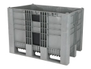 XL-formaat palletbox CB3 High - 1600 x 1000 x H 1140 mm - 1320 liter - versie DUO verlengd - grijs (maatwerk)