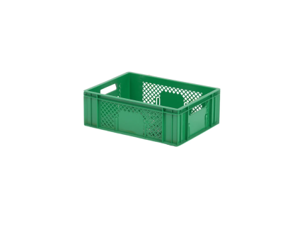 Stacking crate - 400 x 300 x H 142 mm - green